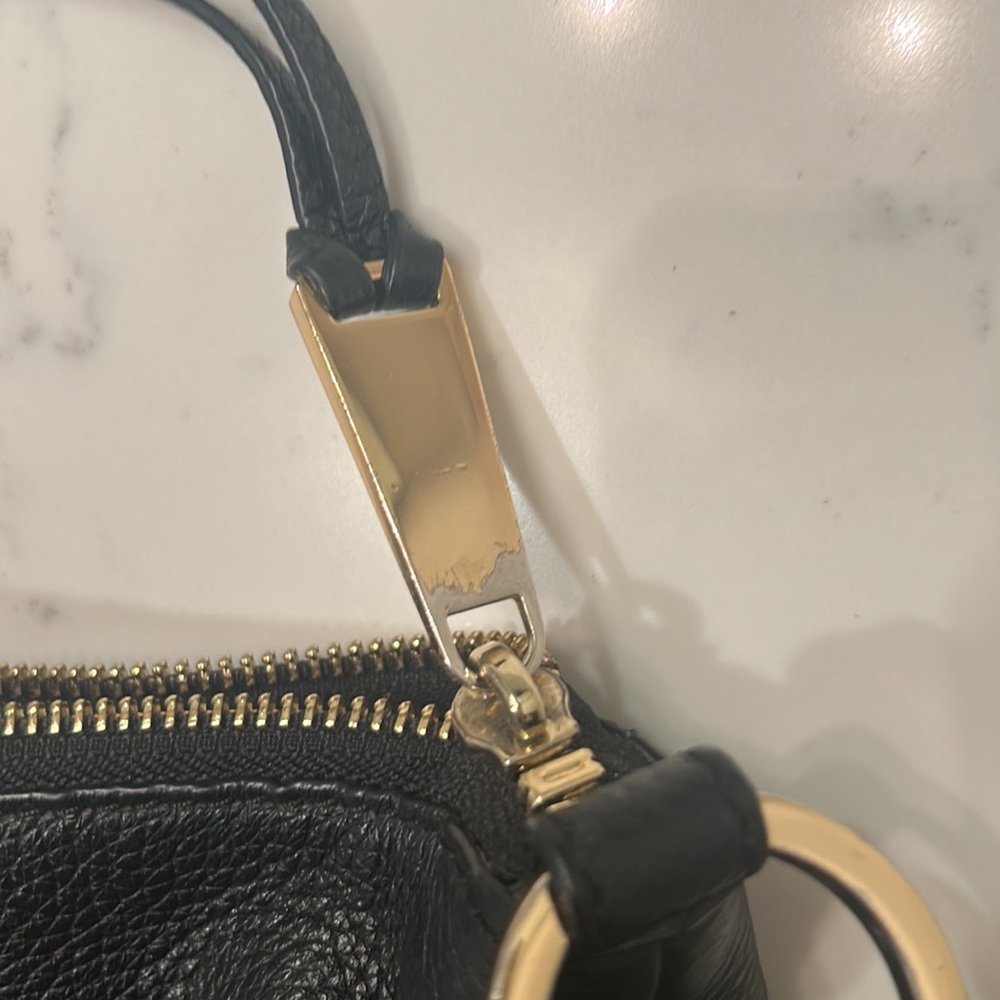 Michael Kors Cross Body Purse- Pebble Leather (Black) - Picture 5 of 5